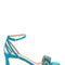 Alberta Ferretti Women Light Blue Sandals With Mirror-Like Details In Leather Woman