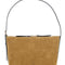 A.P.C. Women 'Vera' Beige Shoulder Bag With Top Handle And Zip Closure In Suede Woman