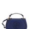 Gucci Women 'Blondie' Blue Handbag With Gg Logo Plaque On The Front In Leather Woman