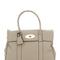 Mulberry Women 'Bayswater' Beige Shoulder Bag With Postman's Lock In Hammered Leather Woman