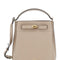Mulberry Women 'Small Islington' Beige Bucket Bag With Twist Lock Closure In Hammered Leather Woman