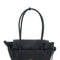 Mulberry Women 'Mini Bayswater' Black Shoulder Bag With Laminated Logo In Leather Woman