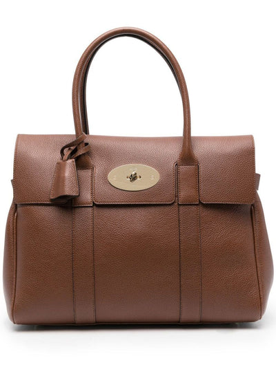 Mulberry Women Bayswater Brown Leather Handbag Mulberry Woman
