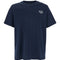 A.P.C. Men Blue Crewneck T-Shirt With Logo Embroidered On The Front In Cotton Man