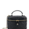 Gucci Women Black Handbag With Chain-Link Shoulder Strap And Gg Plaque On The Front In Leather Woman