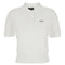 A.P.C. Women 'Oceane' White Polo Shirt With Classic Collar And Logo Embroidery On The Front In Cotton Woman