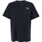 A.P.C. Men Black Crewneck T-Shirt With Logo Embroidered On The Front In Cotton Man