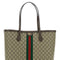 Gucci Women 'Ophidia' Beige Shopper With All-Over Gg Supreme Motif In Fabric Woman
