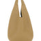 A.P.C. Women 'Le Neige' Beige Shoulder Bag With Embossed Logo On The Front In Hammered Leather Woman