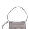 Diesel Women '1Dr' Grey Crossbody Bag With Oval D Patch And Semi-Transparent Design In Fabric Woman