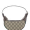 Gucci Women 'Ophidia' Beige Mini Bag With All-Over Gg Motif And Web Band In Fabric Woman