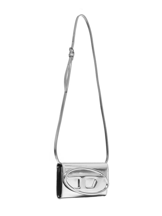 Diesel Women 1Dr Laminated Leather Wallet Bag
