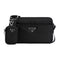 Prada Re-Nylon And Leather Shoulder Bag Women