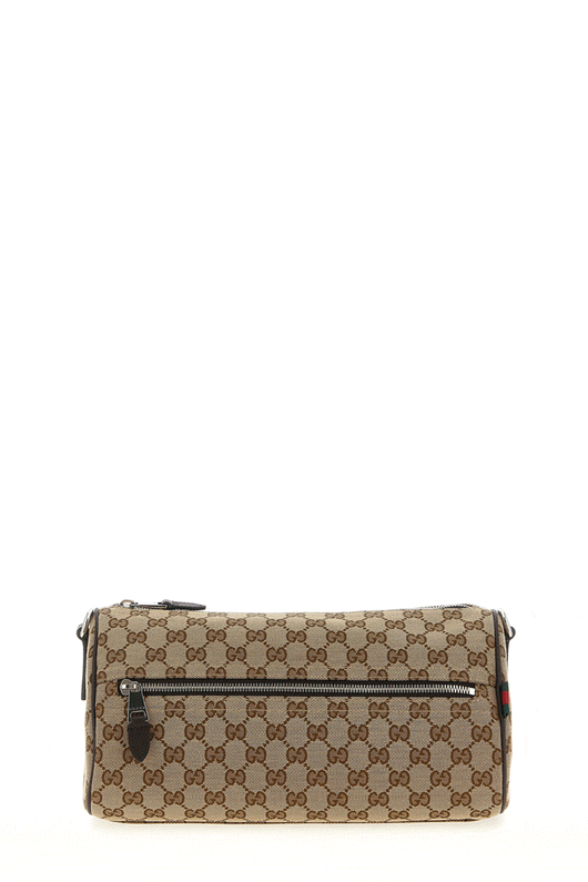 Gucci Men Small Gg Cylindrical Shoulder Strap