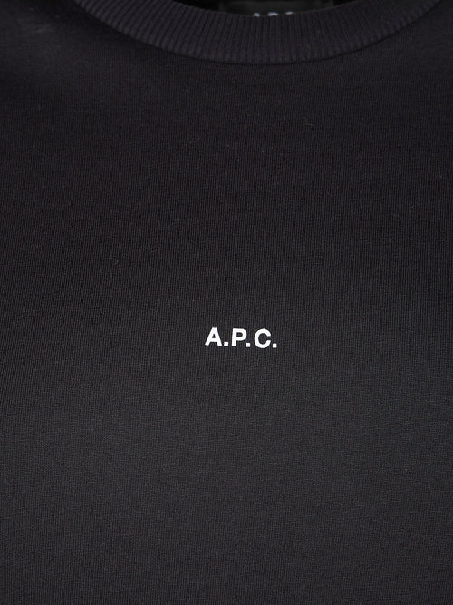 A.P.C. Women "Boxy Micro Logo Gots" T-Shirt