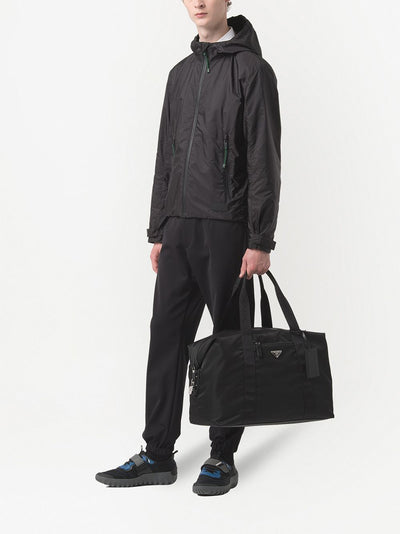 Prada Men Re-Nylon And Saffiano Leather Duffle Bag