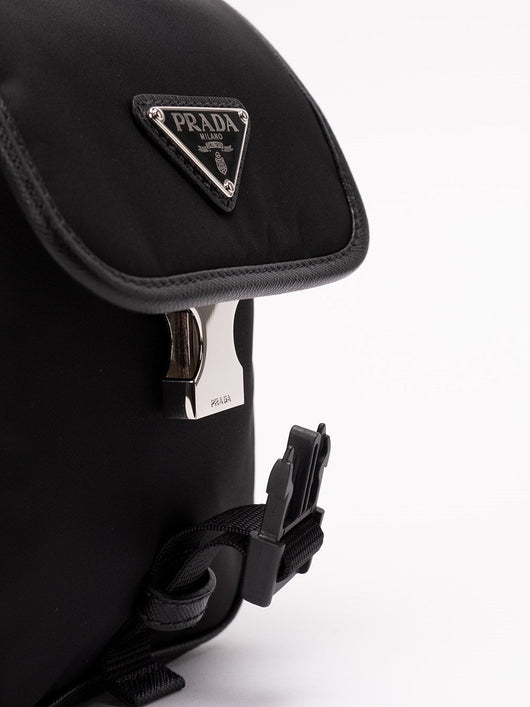 Prada Men Re-Nylon And Saffiano Leather Shoulder Bag