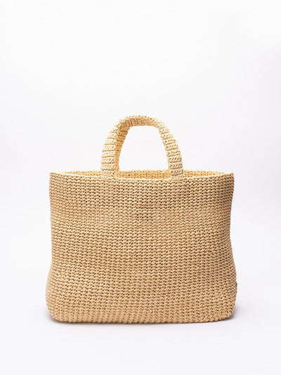 Prada Women Crochet Tote Bag