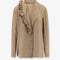 Alberta Ferretti Women Crepe Shirt With Ruffles