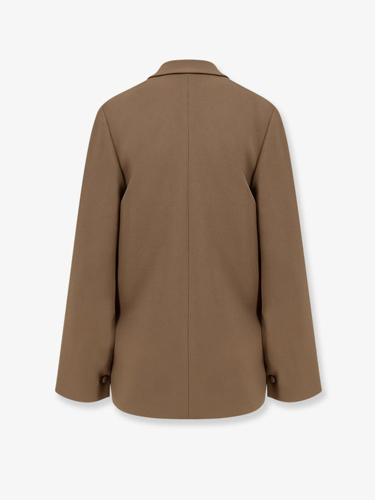 Alberta Ferretti Women Cady Blazer With Cut Out Sleeves
