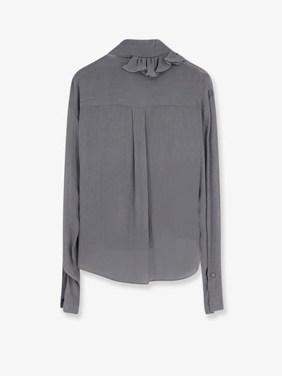 Alberta Ferretti Women Crepe Shirt With Rouches