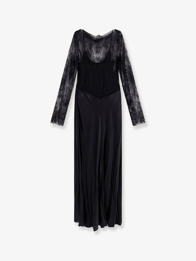 Alberta Ferretti Women Long Dress With Lace Insert
