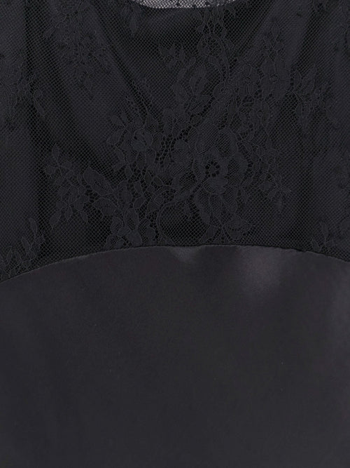 Alberta Ferretti Women Long Dress With Lace Insert
