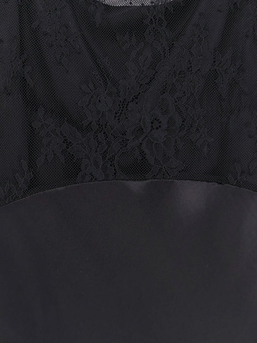 Alberta Ferretti Women Long Dress With Lace Insert