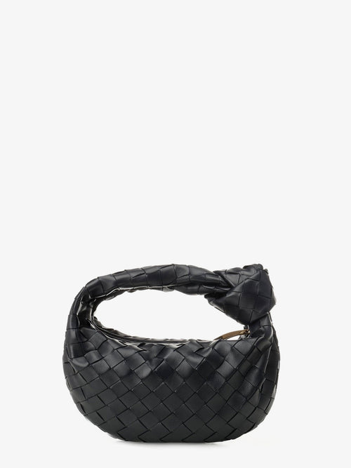 Bottega Veneta Women Mini Jodie Leather Handbag With Intrecciato Motif