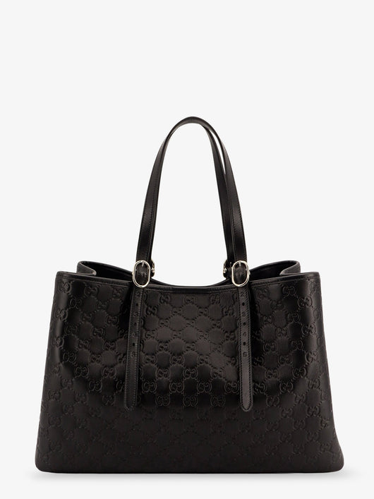 Gucci Women Gg Emblem Leather Shoulder Bag