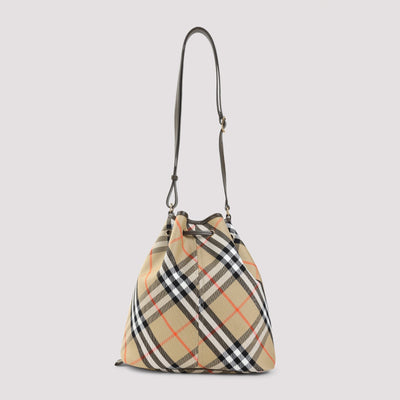 Burberry Medium Drawstring Bucket Shoulder Bag Women