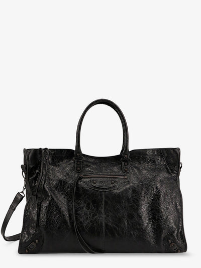 Balenciaga Men Le City Leather Travel Bag