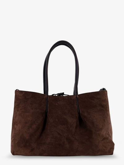 Bottega Veneta Women Pinacoteca Leather Handbag With Intrecciato Motif