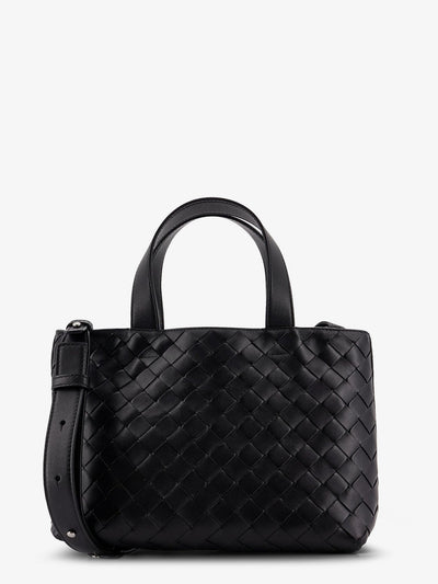 Bottega Veneta Men Leather Crossbody Bag With Intrecciato Pattern