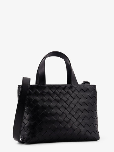 Bottega Veneta Men Leather Crossbody Bag With Intrecciato Pattern