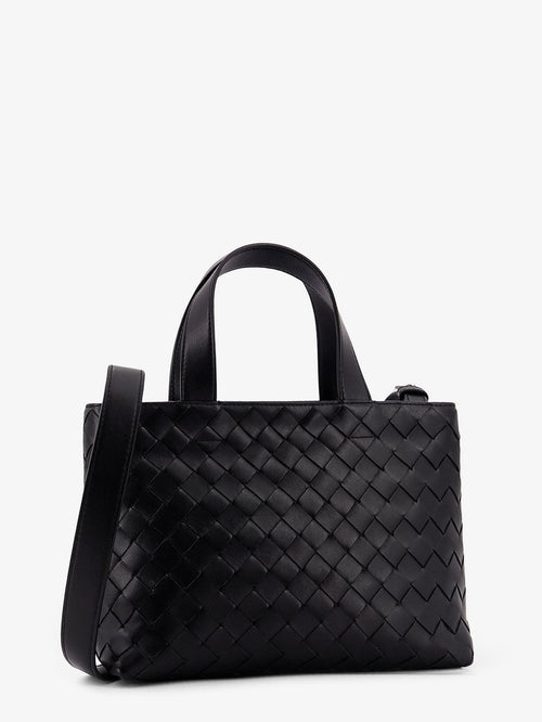 Bottega Veneta Men Leather Crossbody Bag With Intrecciato Pattern