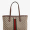 Gucci Women Coated Canvas Ophidia Shopping Bag With Supreme Gg Fabric