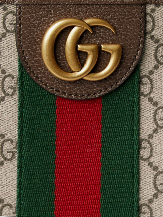 Gucci Men Gg Monogram Fabric Ophidia Shopping Bag