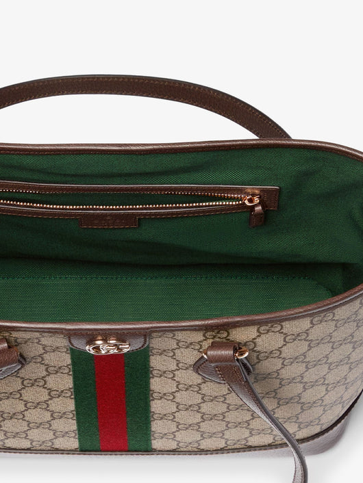 Gucci Women Ophidia Gg Fabric Shopping Bag