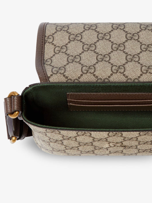 Gucci Men Mini Ophidia Gg Fabric Crossbody Bag