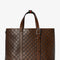 Gucci Men Gg Emblem Leather Shopping Bag