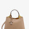 Tod's Women Leather Shoulder Bag With Metal T-Timeless Logo