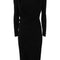 Alberta Ferretti Women Long Sleeves V Neck Midi Dress