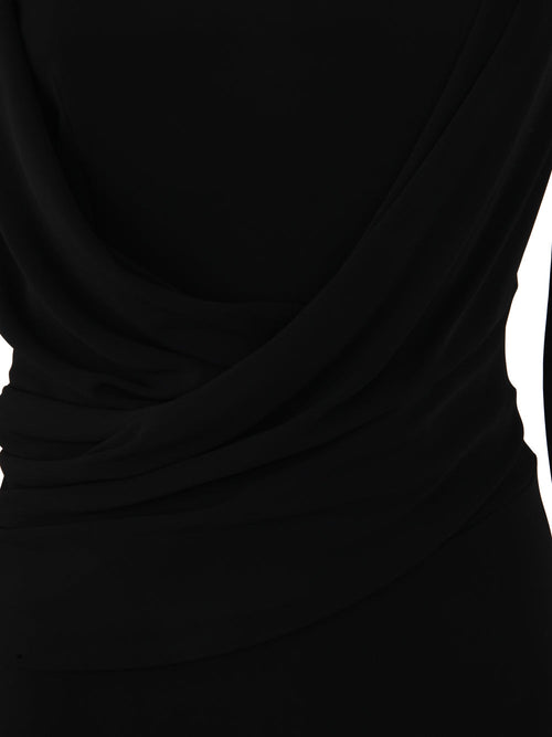Alberta Ferretti Women Long Sleeves V Neck Midi Dress