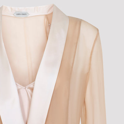 Alberta Ferretti Chiffon Long Dress Women