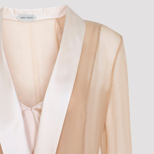 Alberta Ferretti Chiffon Long Dress Women