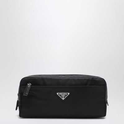 Prada Black Nylon Beauty Case Men