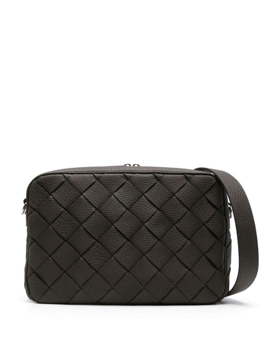 Bottega Veneta Men Leather Shoulder Bag