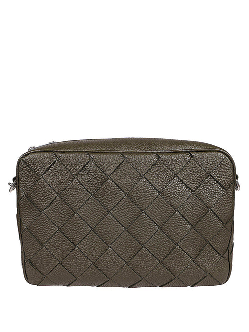 Bottega Veneta Men Leather Shoulder Bag