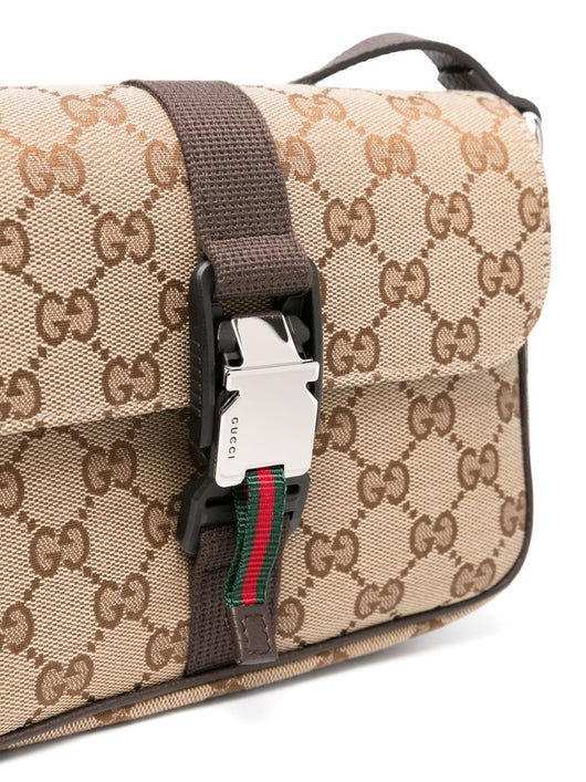 Gucci Men Gg Mini Messenger Bag